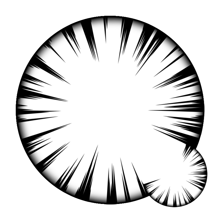 Black Spike On White